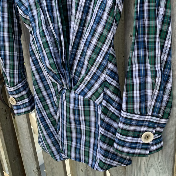 NEW| ZARA 100% Cotton Plaid Shirt - Picture 7 of 16